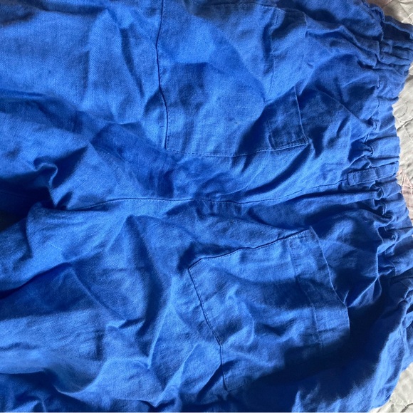 NotPerfectLinen Orleans pants in cornflower blue size S/M - Picture 3 of 5